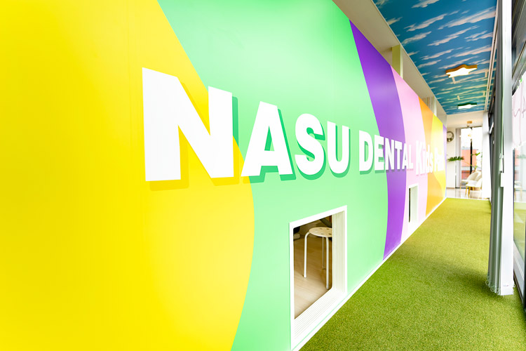 解放感のある広々としたキッズスペース